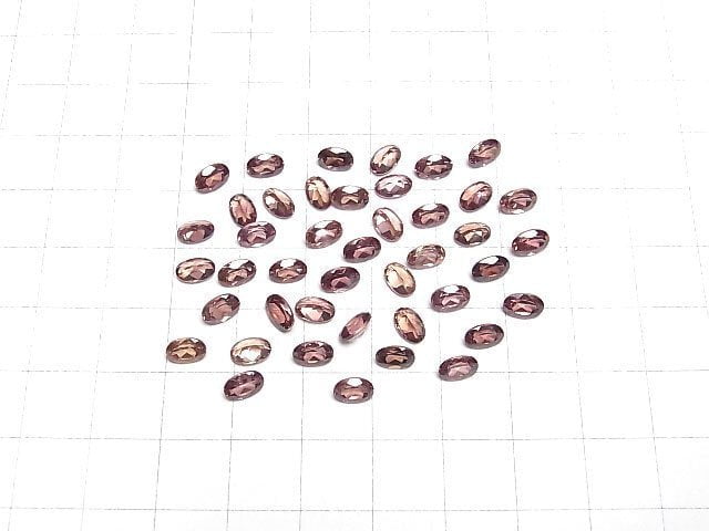 High Quality Reddish Brown Zircon AAA Loose stone Oval Faceted 6x4mm 1pc