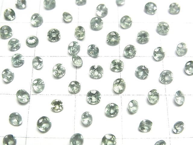 High Quality Green Kyanite AAA Loose stone Round Faceted 3x3mm 10pcs