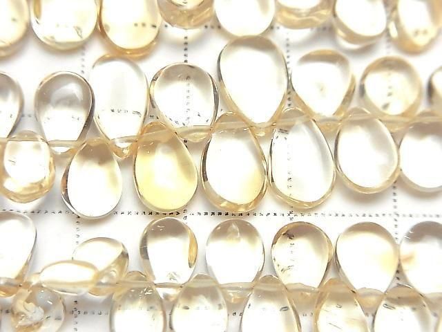 High Quality Citrine AAA - Pear Shape (Smooth) Half or 1 Strand (72pcs)