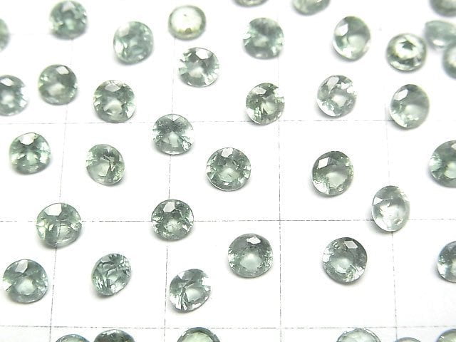 High Quality Green Kyanite AAA Loose stone Round Faceted 4x4mm 5pcs