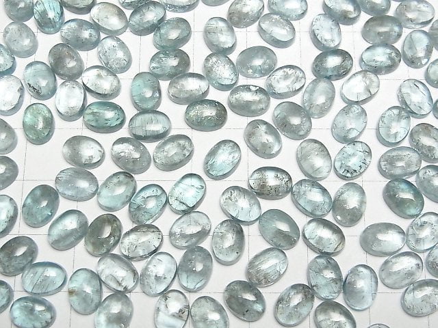 Apatit AA ovale Cabochon 8x6 mm 3 Stück