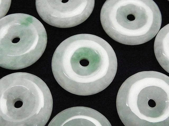Burmese Jadeite AA++ Coin (Donut) 22x22mm 1pc