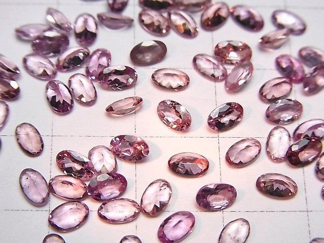 Hochwertiger Farbwechsel Granat AAA lose Steine oval facettiert 5x3mm 3Stk