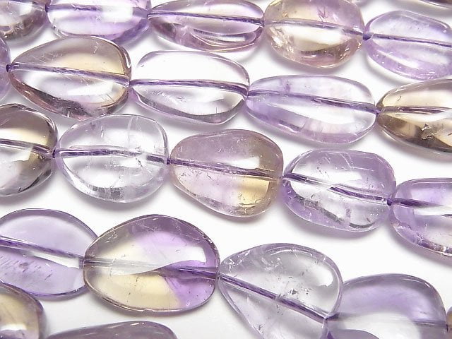 Ametrine AAA- Nugget half or 1strand beads (aprx.15inch/36cm)