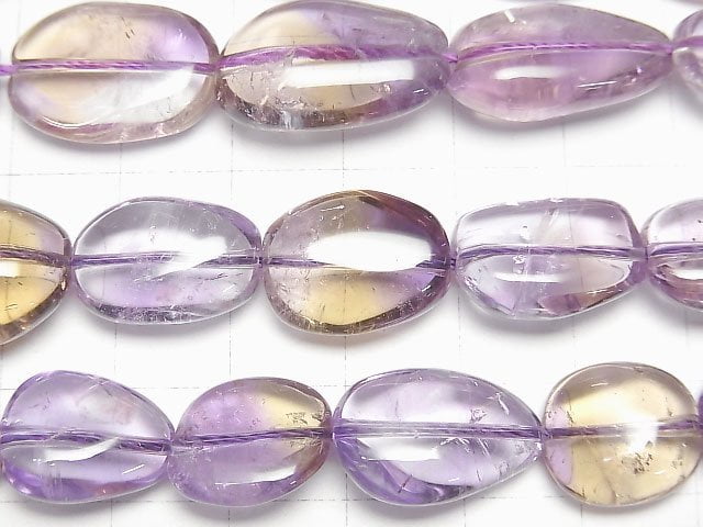 Ametrine AAA- Nugget half or 1strand beads (aprx.15inch/36cm)