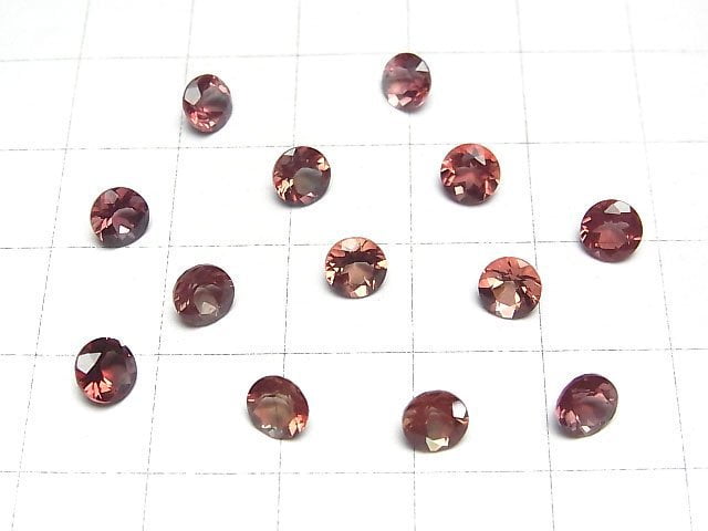 Hochwertiger Andesin AAA Lose Stein Rund Facettiert 5x5mm 1 Stück