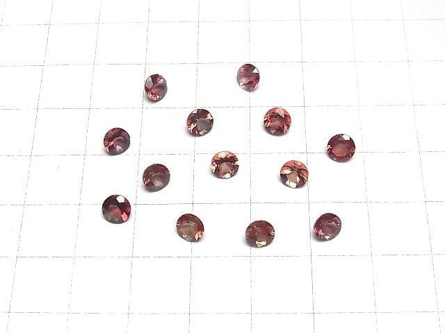 Hochwertiger Andesin AAA Lose Stein Rund Facettiert 5x5mm 1 Stück