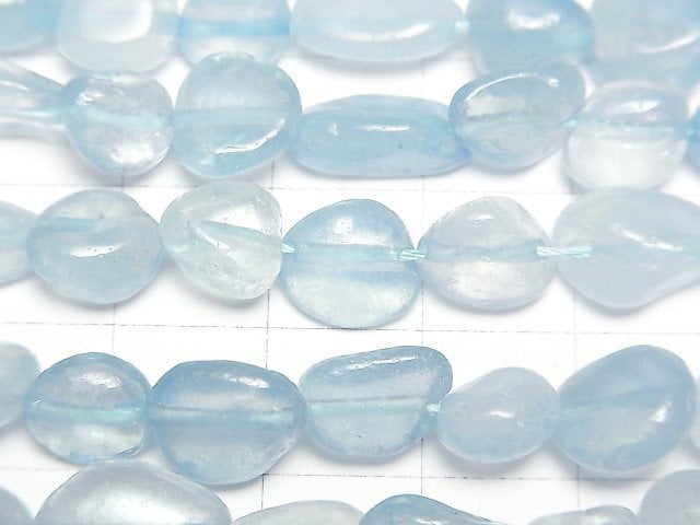 Aquamarine AA++ Nugget 1strand beads (aprx.15inch/36cm)