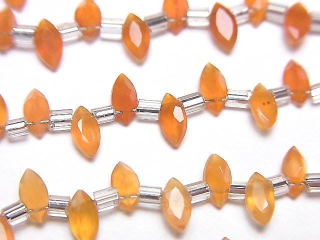 High Quality Carnelian AAA- Marquise Faceted 6x3mm 1strand beads (18pcs)