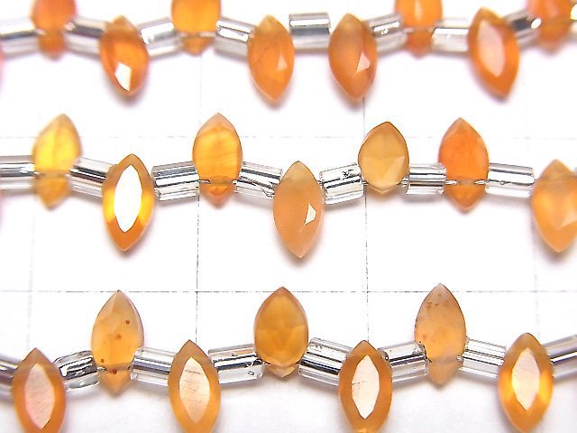 High Quality Carnelian AAA- Marquise Faceted 6x3mm 1strand beads (18pcs)