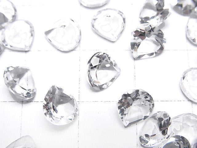 High Quality White Topaz AAA Loose stone Chestnut Faceted 7x7mm 5pcs