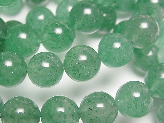 綠東陵玉圓珠10毫米手鍊