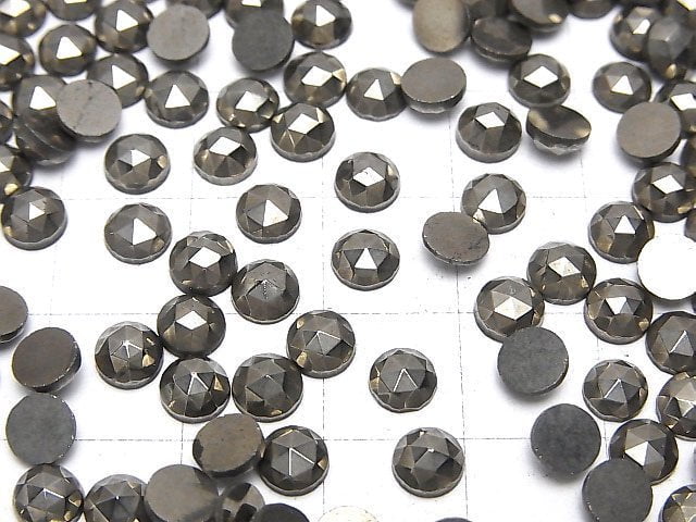 Pyrit Lose Steine Rund Rose Cut 5x5mm 5Stk