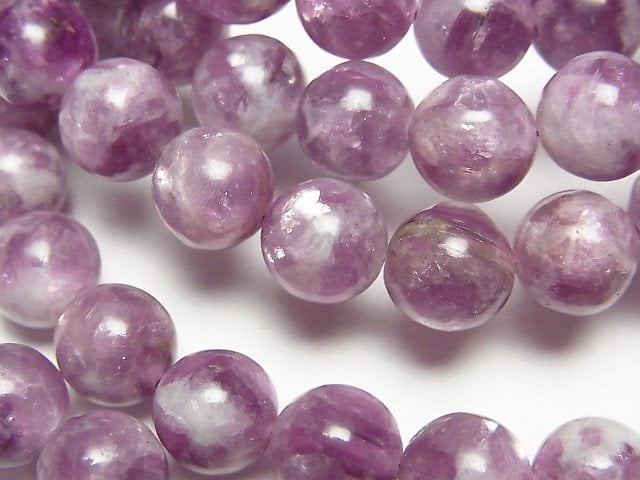Lepidolite Silica AA++ Round 8mm Bracelet