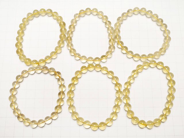 Goldener Fluorit AAA Rund 8mm Armband