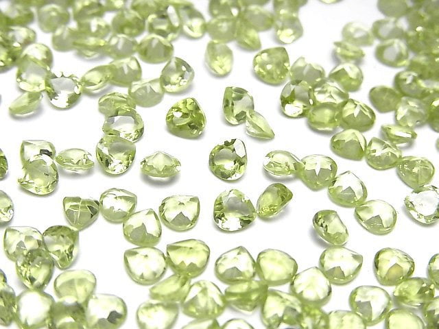 High Quality Peridot AAA- Loose stone Chestnut Faceted 4x4mm 10pcs