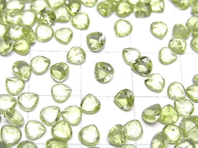High Quality Peridot AAA- Loose stone Chestnut Faceted 4x4mm 10pcs