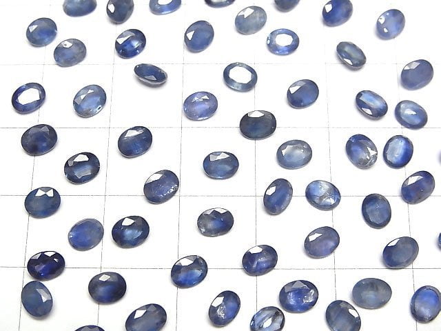 Hochwertiger Saphir AAA- Lose Stein Oval Facettiert 5x4mm 3 Stück
