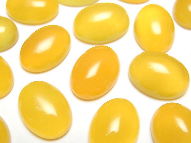 黃玉髓 AAA 橢圓蛋面 16x12mm 4顆