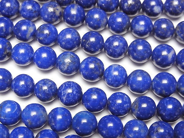 青金石 AA++ 圓珠 6.5mm 半串或一串 (約15英吋/36公分)