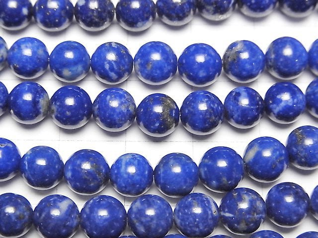 青金石 AA++ 圓珠 6.5mm 半串或一串 (約15英吋/36公分)