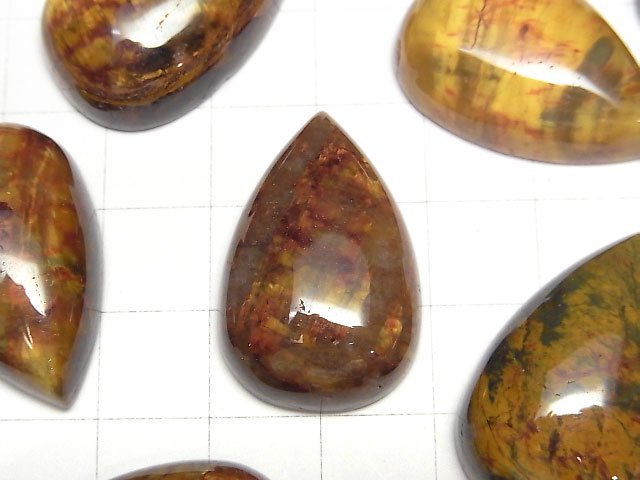 彼得石 AAA 梨形素面切割寶石 29x19mm 1顆