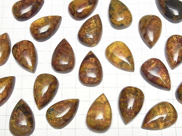 Pietersit AAA Tropfenform Cabochon 29x19mm 1Stück