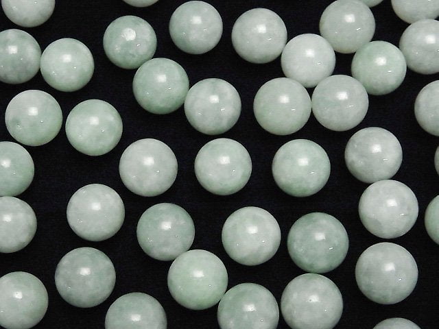 Birmese Jadeit AA++ Kugel, rund 12mm 3 Stück