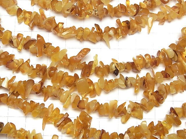 Baltisches Bernstein Multicolor Chips (Kleine Nugget) 1 Strang Perlen (ca. 14 Zoll / 35 cm)
