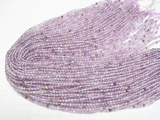 Gartenamethyst AA++ Rund 3mm 1Strang Perlen (ca. 15 Zoll/37 cm)