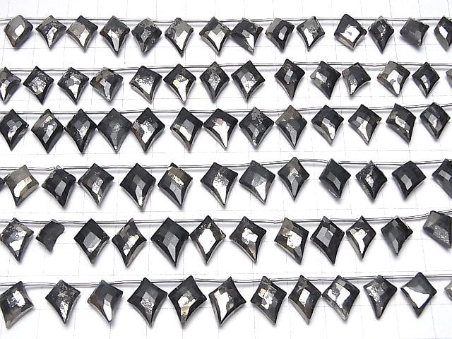 Matrix-Pyrit Transformation Diamantform 1 Strang Perlen (17 Stück)