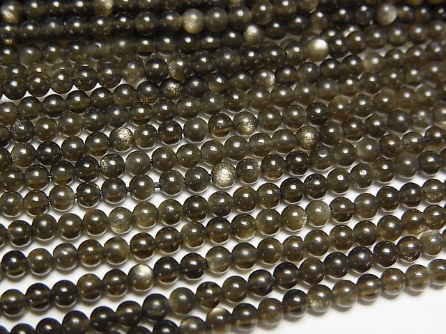 金曜石 AAA 圓珠 2.5mm 一串 (約15英吋/38公分)