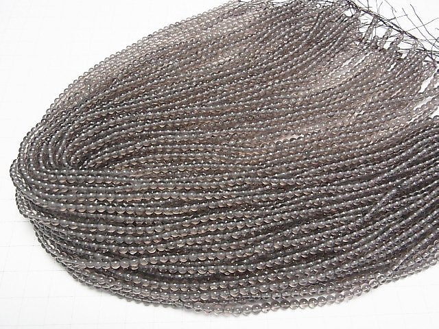 Eis-Obsidian AAA rund 3.5mm 1Strang Perlen (ca. 15 Zoll/37 cm)