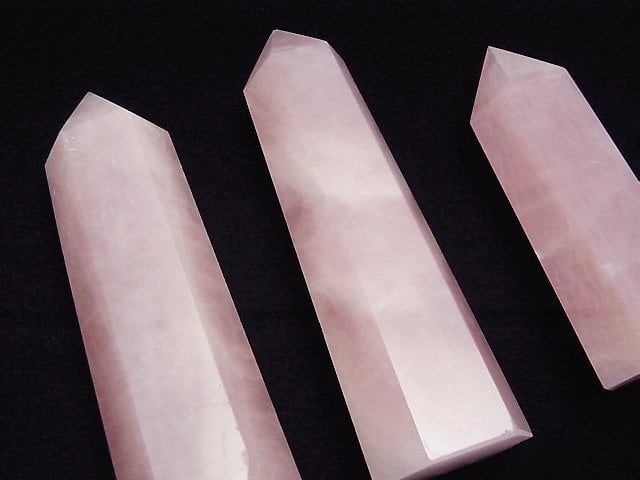粉晶 AA++ 柱狀尖端 (六角柱) 1個