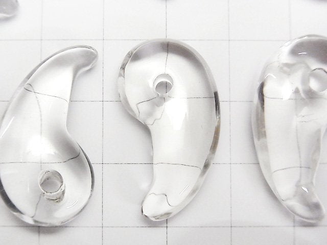 Crystal AAA- Comma Shaped Bead 28x15mm 1pc