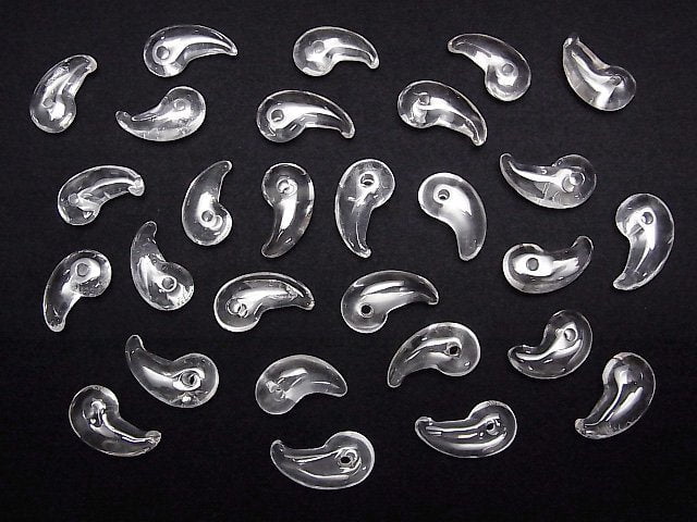 Kristall AAA- Komma-förmige Perle 28x15mm 1 Stück