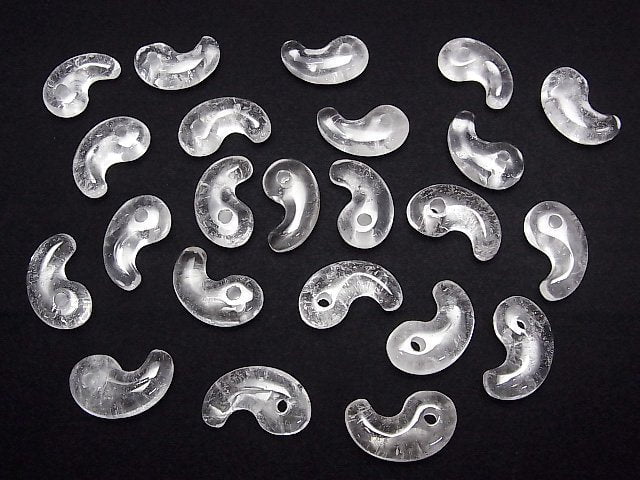 Kristall AA++ Komma-förmige Perle 30x18mm 2 Stück