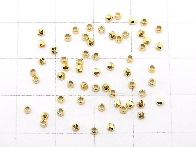 Silver925 Faceted Round 2mm 18KGP 20pcs