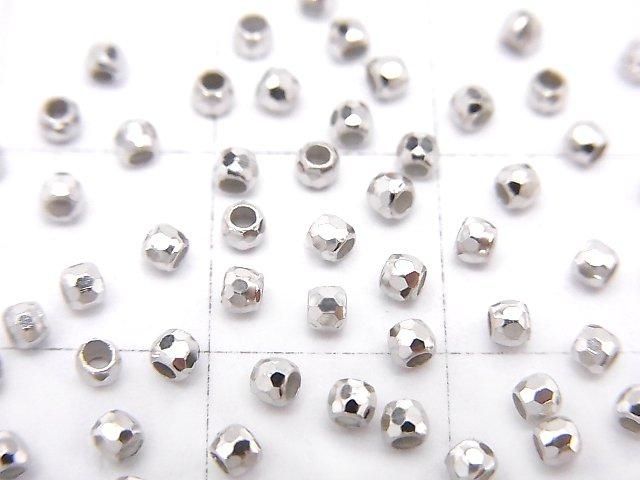 Silver925 Faceted Round 2mm No coating 20pcs