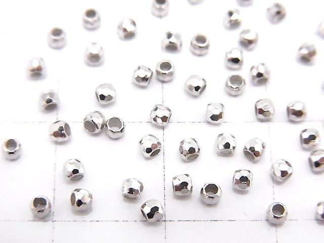 Silver925 Faceted Round 2mm No coating 20pcs