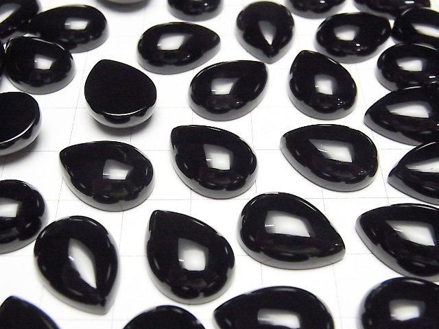 Onyx AAA Tropfenform Cabochon 16x12mm 3 Stück