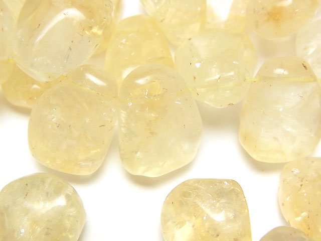 Citrine AA Faceted Nugget Top Side Drilled Hole 1/4-1strand beads (aprx.13inch/33cm)