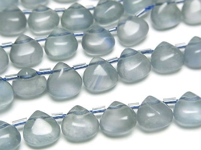 Blue green Fluorite AA++ Chestnut (Smooth) 8x8mm 1strand beads (aprx.7inch/19cm)