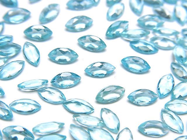 高品質磷灰石 AAA 級馬眼刻面裸石 6x3mm 5顆