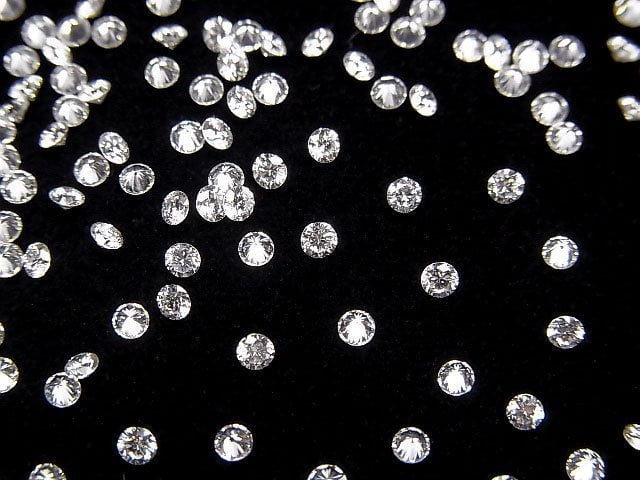 實驗室培育鑽石 圓形明亮式切割 2x2毫米 2顆裸石