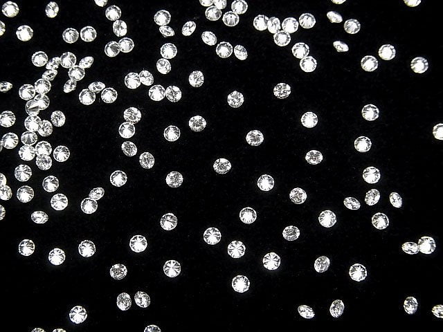 Laborgezüchteter Diamant Lose Stein Rund Brillant Schliff 2x2mm 2 Stück