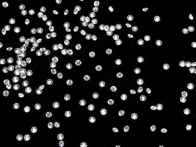 Laborgezüchteter Diamant Lose Stein Rund Brillant Schliff 2x2mm 2 Stück