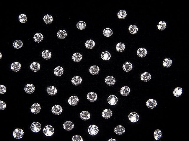 Laborgezüchteter Diamant Lose Stein Rund Brillant Schliff 3x3mm 1Stück