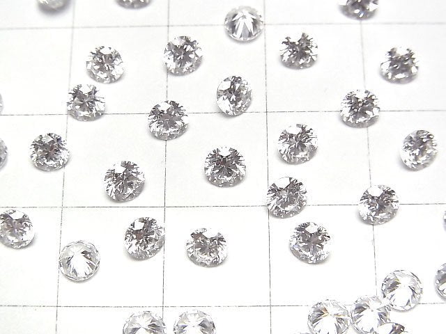 Laborgezüchteter Diamant Lose Stein Rund Brillant Schliff 4x4mm 1Stück