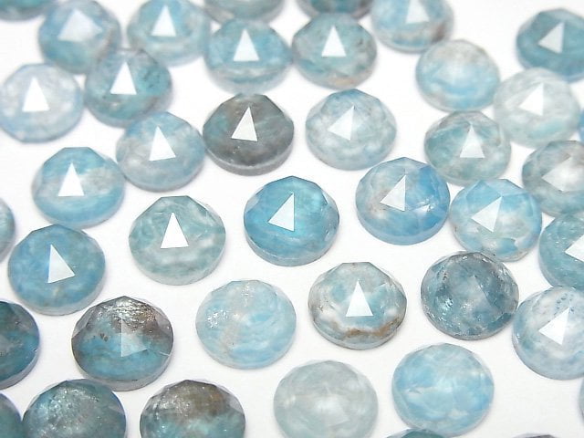磷灰石 x AAA級圓形玫瑰切割 8x8mm 2顆